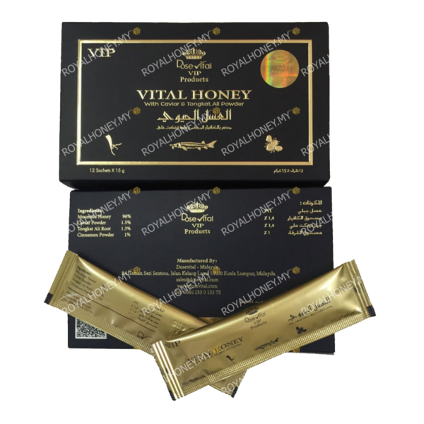 VIP Vital Honey With Caviar & Tongkat Ali