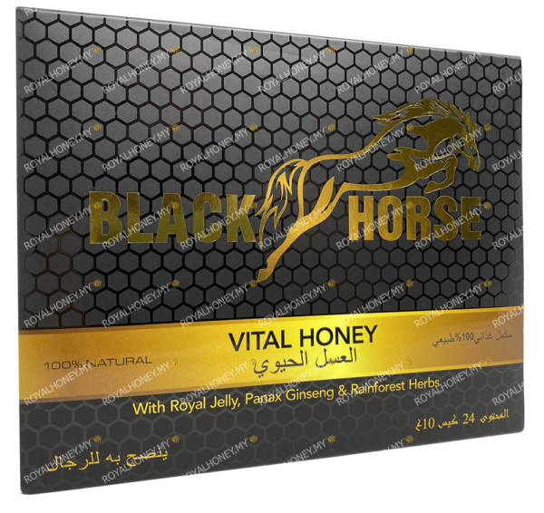 Black horse vital honey 24 x 10g - Image 4