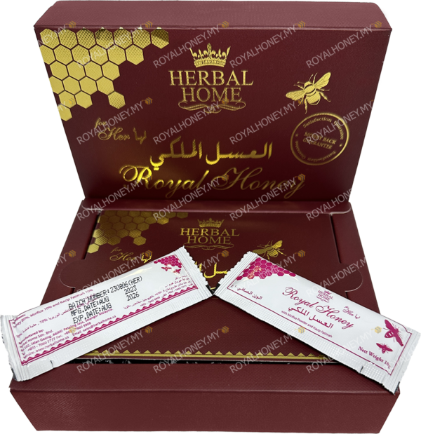 HERBAL HOME Royal Honey For women 30 x 10g for her - Image 3