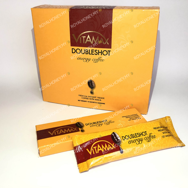 VITAMAX DOUBLESHOT MACA energy coffee for him 10x20 g