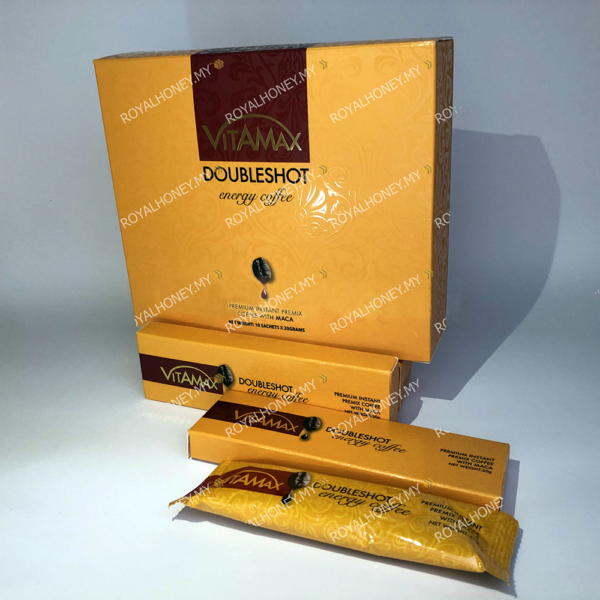 VITAMAX DOUBLESHOT MACA energy coffee for him 10x20 g - Image 4